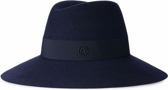 Maison Michel Kate waterproof felt hat - women - Wool Felt/Viscose/Cotton - S - Blue