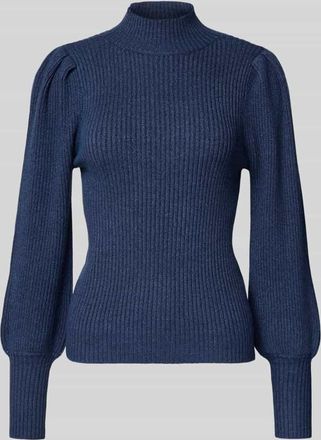 Only Regular Fit Strickpullover aus Viskose-Mix Modell KATIA in Marine, Größe S