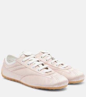 Alexander McQueen Boxe satin sneakers