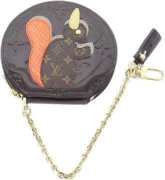Louis Vuitton Pre-owned Mini Bags, male, Purple, Size: ONE SIZE Pre-owned Vernis Coin Case