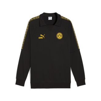 Puma Top Borussia Dortmund KING da uomo, Accessori, Nero, XXS