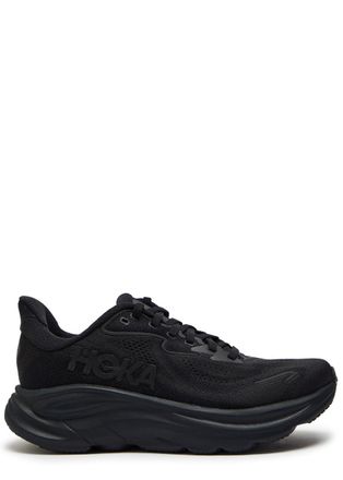 Hoka One One Clifton 10 Mesh-knit Sneakers - Black - 4.5 (IT37.5 / UK4.5)