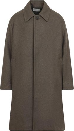 STUDIO NICHOLSON Ady Overcoat - Heren - Mantel - Bruin - M - Katoen - Jassen