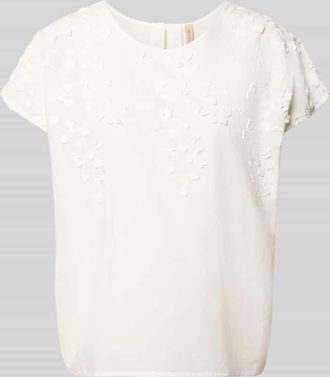 Soyaconcept Regular Fit Bluse mit Rundhalsausschnitt Modell FAHIMA in Offwhite, Gr&ouml;&szlig;e XL