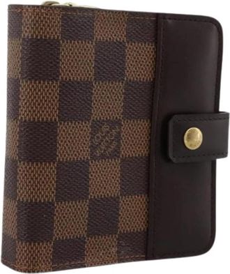 Louis Vuitton Pre-owned Bifold Portemonnee - Dames - Vintage Accessoires - Bruin - ONE Size - Vintage