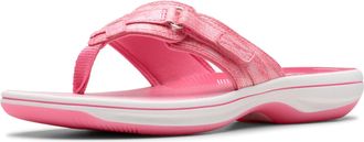 Clarks Womens Breeze Sea Flip-Flop, Pink Ombre, 5.5 UK