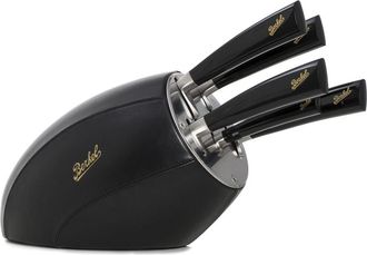 Berkel Berkel Block Sense Black + Juego De 5 Cuchillos Elegance Black