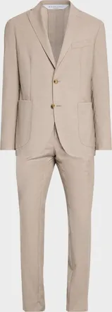 Boglioli Men & apos;s Textured Wool Two-Piece Suit