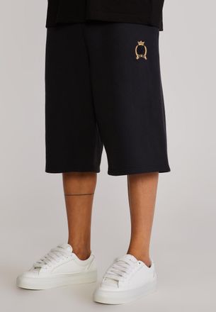 Siksilk Pantalones Cortos SikSilk Crest Negros para Hombres XXL