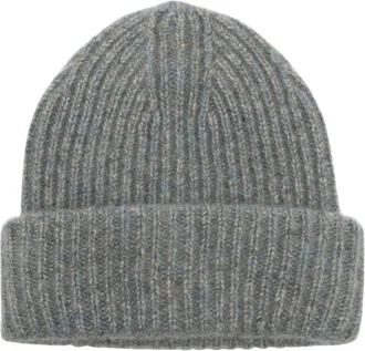 Soft Goat Berretto Melange - - Accessories - Donna - Grigio - ONE SIZE