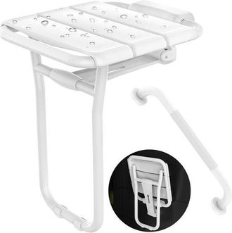 OEM Silla De Ducha Plegable De Pared - 227 Kg, Acero Inoxidable, 14 &times; 16 Pulgadas, Antideslizante