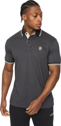 Crosshatch Heren Preece Polo Shirt (Zwart)