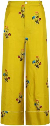 Marni Mustard Silk Pants