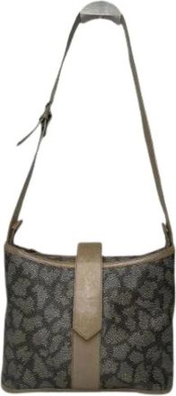 Saint Laurent Pre-owned Shoulder Bags, female, Beige, Size: ONE SIZE Pre-owned Canvas Shoulder Bag