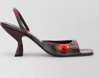 Diesel floral-print slingback sandals
