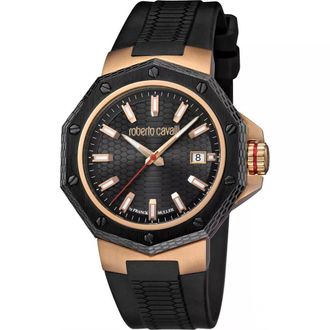 Roberto Cavalli by Franck Muller Quartz Black Dial Mens Watch FMLFAV-IFABC-FM020