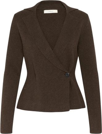 Inwear Tallyiw Monika Cardigan - Dames - Vesten - Bruin - XL - Wol - Truien & Vesten