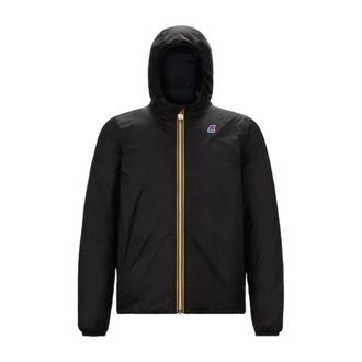 K-Way Omkeerbare Thermo Parka Jas - Heren - Zomerjassen - Zwart - S - Leer - Jassen