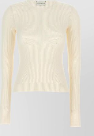 Magda Butrym 07 ribbed knitwear sweater with fitted silhouette