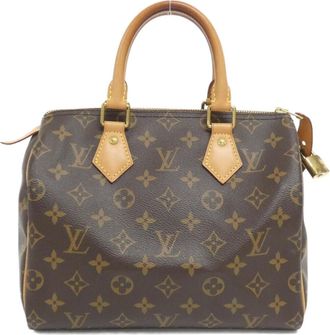 Louis Vuitton Marron Coated Canvas Boston Bag (Pre-Owned)