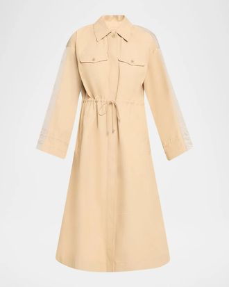 3.1 Phillip Lim Combo Blouson Trench Coat