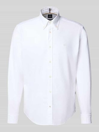 HUGO BOSS Regular Fit Freizeithemd aus reiner Baumwolle Modell LIAM in Weiss, Gr&ouml;&szlig;e XL