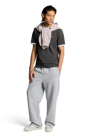 Lyle & Scott Ringer T-shirt in Gunmetal/White at Nordstrom, Size Xx-Large