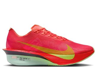 Nike Womens Zoomx Vaporfly Next 4 Racing Shoes In Bright Crimson/lime Blast/mint Foam