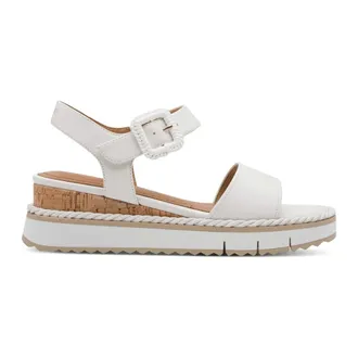 Tamaris Tamaris, Wedges, female, White, Size: 11 US Wedge Sandals