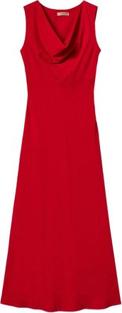 Twin-Set Abito con scollo drappeggiato - Rosso