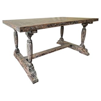 Wanderlust Deco Mesa de madera marr&oacute;n 180x90x80h cm