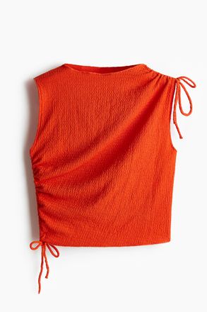 H&M Top mit Tunnelzug-Detail - Orange
