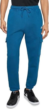 Nike Club Fleece Cargo Pants Mens Workout Court Blue/Court Blue/White : 2XL, Cotton/Polyester