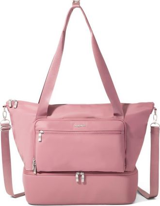 Baggallini Park Ave Overnight Tote in Mauve Twill at Nordstrom