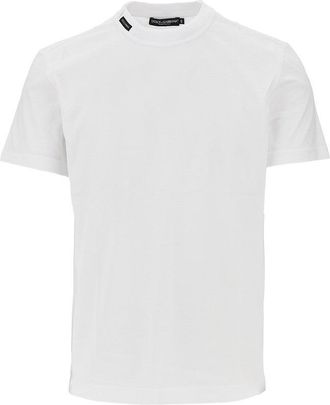 Dolce & Gabbana Double crewneck T-shirt Man 48