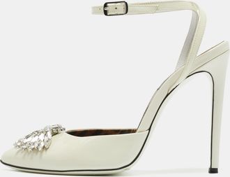 Philipp Plein Philipp Plein White Patent Leather Vernice Pumps