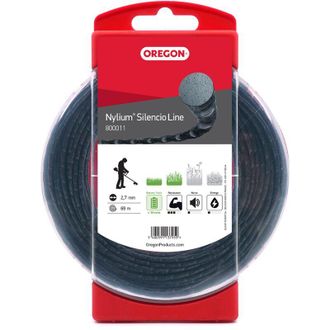 Oregon Scientific Oregon Nylium Silencio Filo da Taglio Rotondo per Decespugliatore, Tosaerba e Tagliabordi in Nylon Robusto e Flessibile, Adatto alla maggior parte