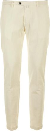 BRIGLIA 1949 Witte Broek - Heren - Slim Fit Broeken - Wit - M - Broeken