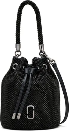 Marc Jacobs The Rhinestone Mini Bucket bag - women - Metal (Other) - OS - Black