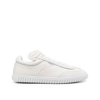 Bally White Calfskin Low Top Mens Sneakers