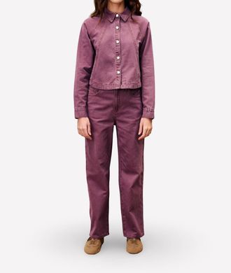 FRNCH Pepper Straight Leg Jean In Violet
