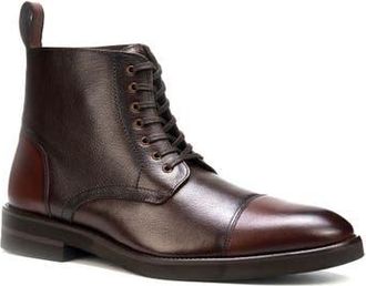 Anthony Veer James Lace-up Boot in Chocolate Brown Burnished at Nordstrom, Size 10.5