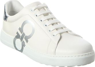 Ferragamo Number Leather Sneaker