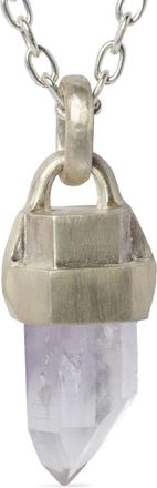 Parts Of Four Talisman amethyst pendant necklace - unisex - Sterling Silver/Amethyst - One Size