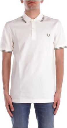 Fred Perry Tops, Heren, Beige, 2Xl, Katoen, Beige Polo Shirts en Polos