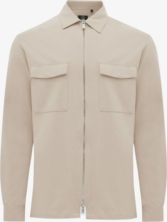 Genti Rits Overshirt | Beige