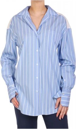 Max Mara Shirt - Dames - Overhemden - Blauw - L - Overhemden