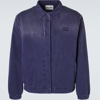 Miu Miu Cotton twill overshirt