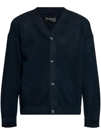 Emporio Armani Cardigan pesante - Blu