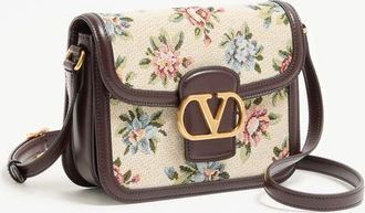 Valentino Garavani Borsa A Spalla Piccola Valentino Garavani 9To5 In Tessuto Jacquard Papier Floral Donna MULTICOLOR UNI